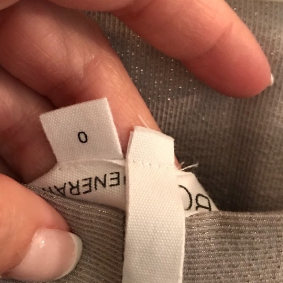 NWT BCBG pleated grey skirt - Picture 5 of 5